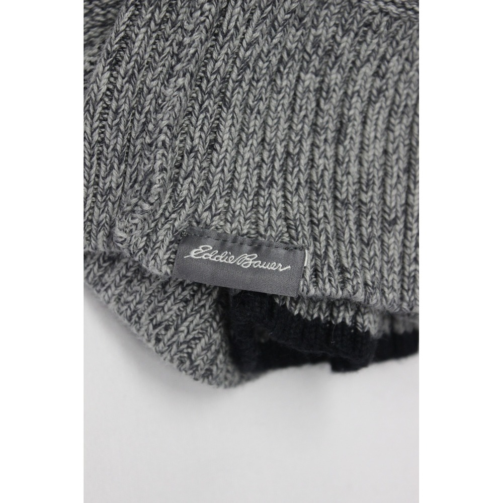 Eddie Bauer Crew Neck Sweater Men's XL Heather Gray Tight Knit Casual - Picture 8 of 11